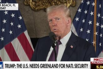 Trump reiterates intent to acquire Greenland, citing national security purposes