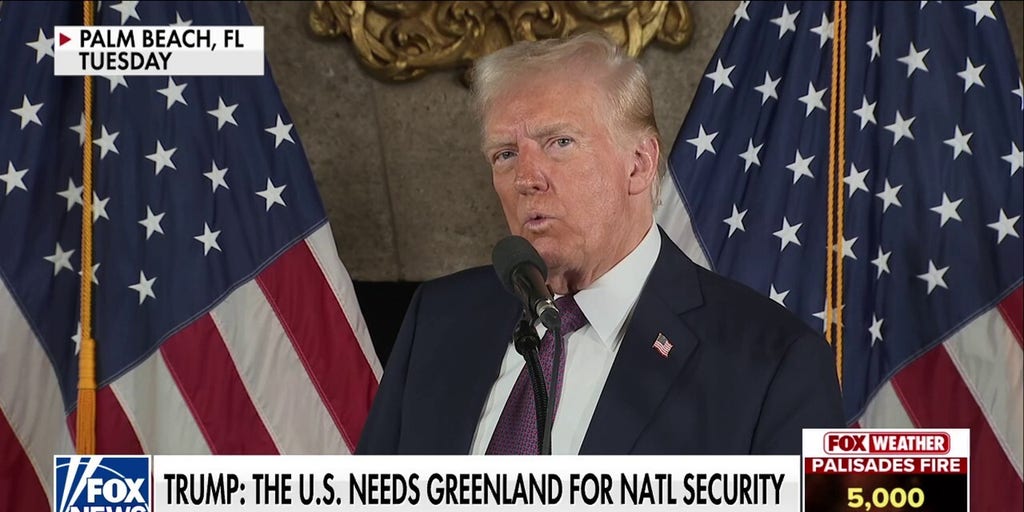 Trump reiterates intent to acquire Greenland, citing national security purposes