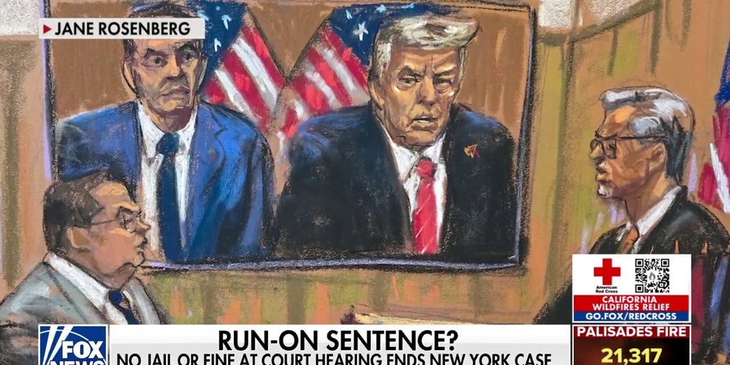 What is the 'symbolic weight' of Trump's sentencing?