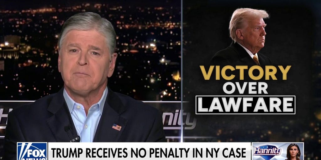 Sean Hannity calls for ‘reckoning’ after ‘failed’ lawfare campaign against Trump