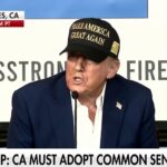 President Donald Trump offers love, hope and aid to those impacted by US wildfires