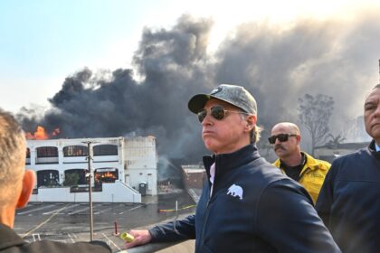 California Governor Gavin Newsom Invites Donald Trump To Witness the Firestorm Devastation: “We Must Not Politicize Human Tragedy.”