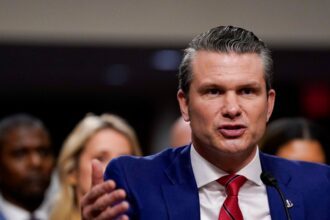 Pete Hegseth Waves Away Misconduct Allegations in Fiery Senate Hearing