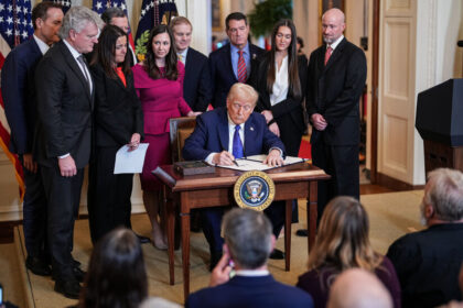 Trump Signs Laken Riley Act on Migrants, the First Bill of His New Term