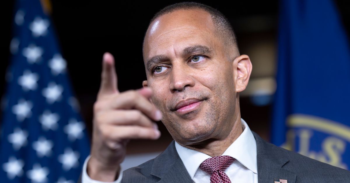 GOP Cheers Hakeem Jeffries For Saying Trump Won — Until He Notes Which Party Is Home To Election Deniers