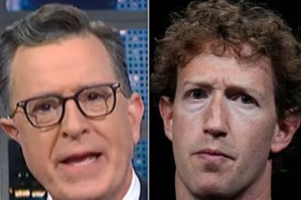 Stephen Colbert Has A Brutal Community Note For Mark Zuckerberg's Meta Changes