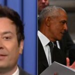 Jimmy Fallon Puts His Finger On What Obama And Trump Were Laughing About Together