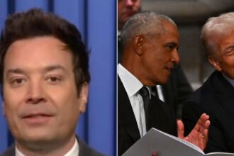 Jimmy Fallon Puts His Finger On What Obama And Trump Were Laughing About Together