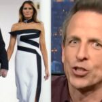 Seth Meyers Says Trump 'Had To Do That Thing' Melania Likes On Their Anniversary