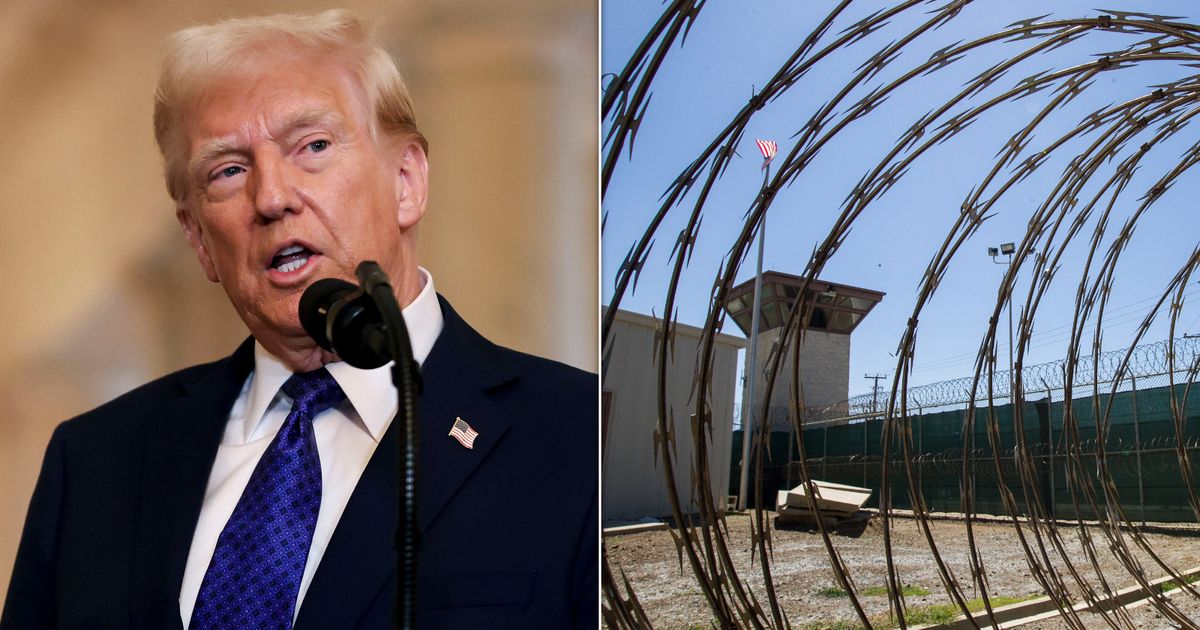 Trump Says He Plans To Open Guantanamo Bay Detention Center For Migrants Living In U.S. Illegally