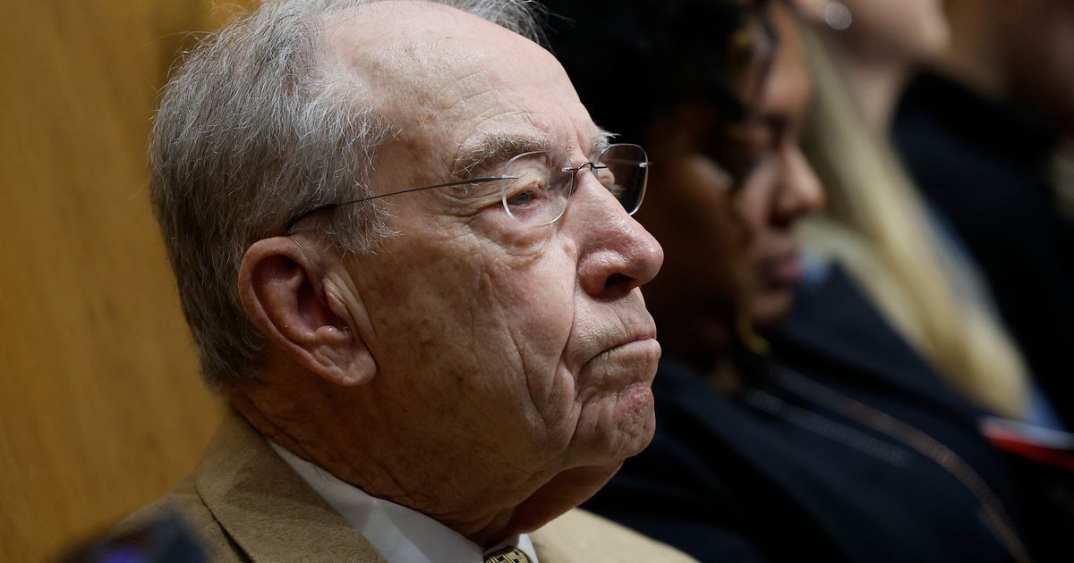 GOP Sen. Chuck Grassley Says Trump Isn't Following The Law