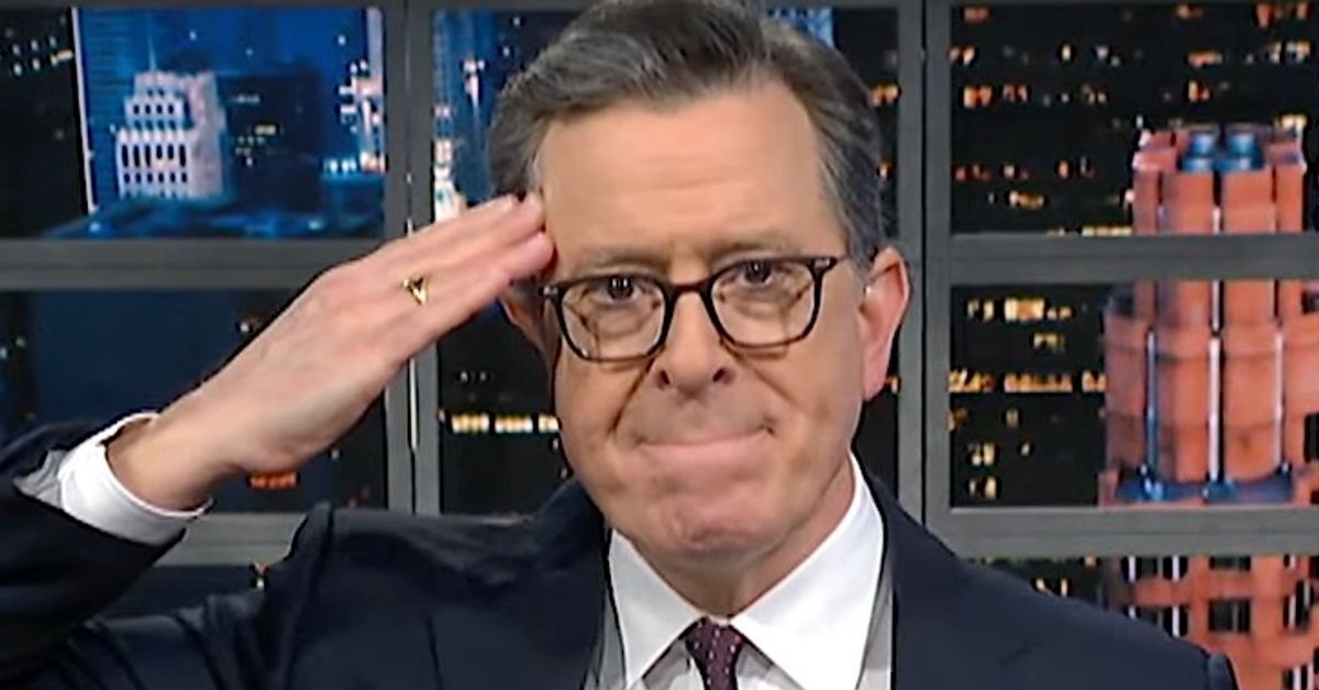 Stephen Colbert Salutes The 1 Unexpected Company Defying Trump's 'Stupid' Obsession