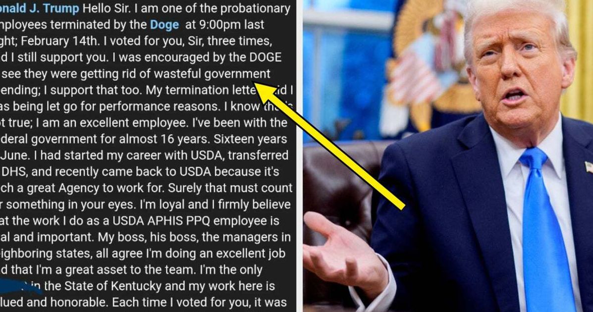 A Post By A MAGA Supporter Who Said They Were Laid Off Because Of Trump's Cuts Is Going Mega-Viral