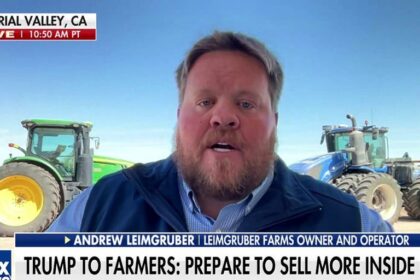 Farmer touts external agriculture tariffs: 'This gives us the advantage'