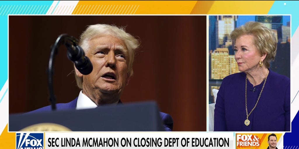 Secretary McMahon details Trump's push for school choice as he prepares to abolish Education Department