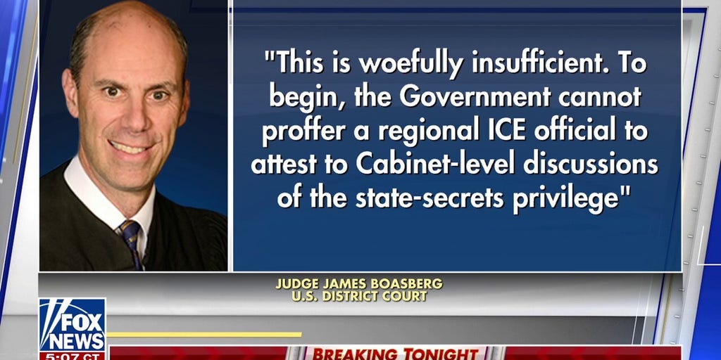 Federal judge furious DOJ missed deadline for answered questions on deportation flights