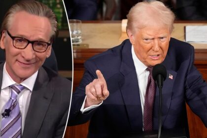 Bill Maher derides Donald Trump’s speech, saying the president feels unloved