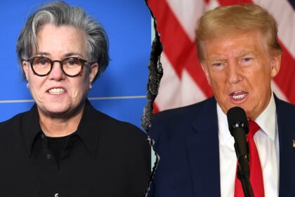 Trump pokes fun at Rosie O’Donnell after she flees US